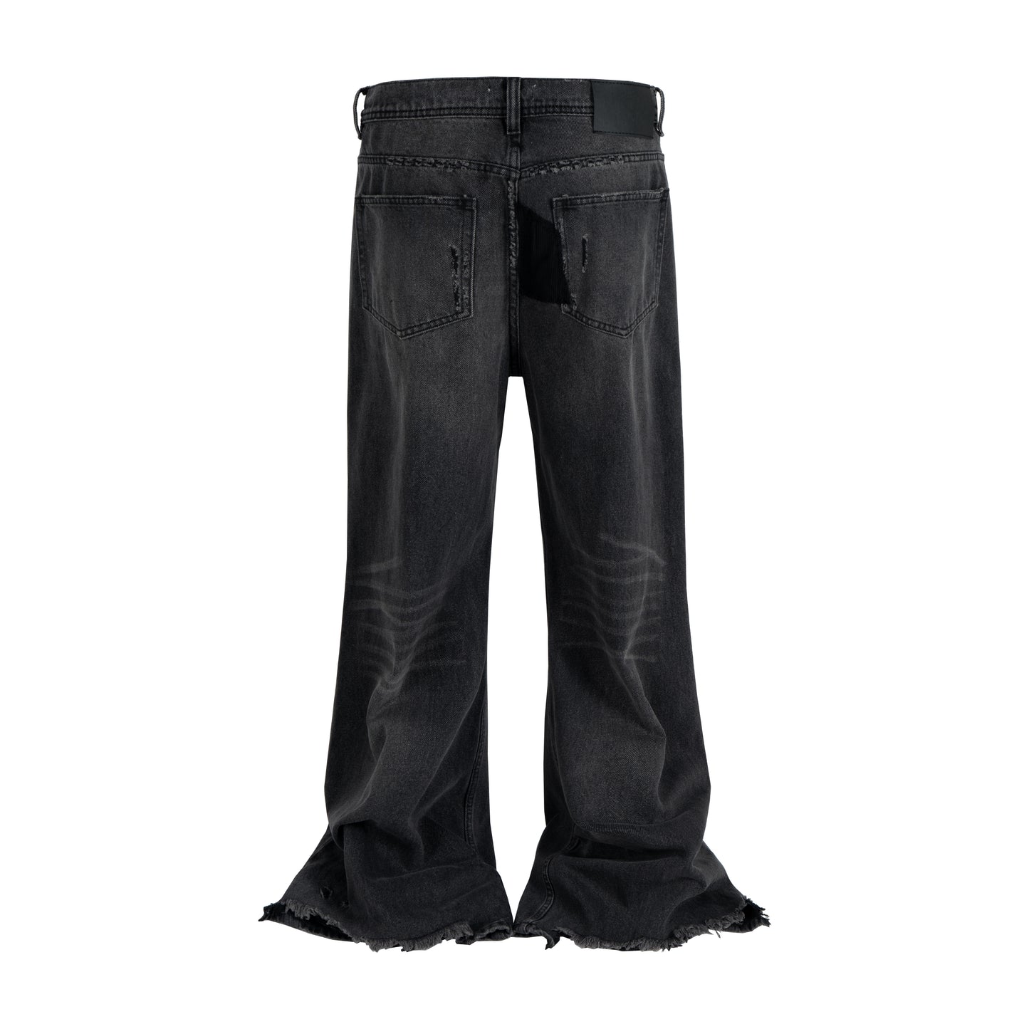 DARK PATCHWORK FLARE DENIM Denim | STREETWEAR APPAREL | UNDEVELOPED