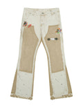 SAND SPLIT PAINTERS DENIM