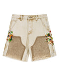 SAND SPLIT PAINTERS SHORTS