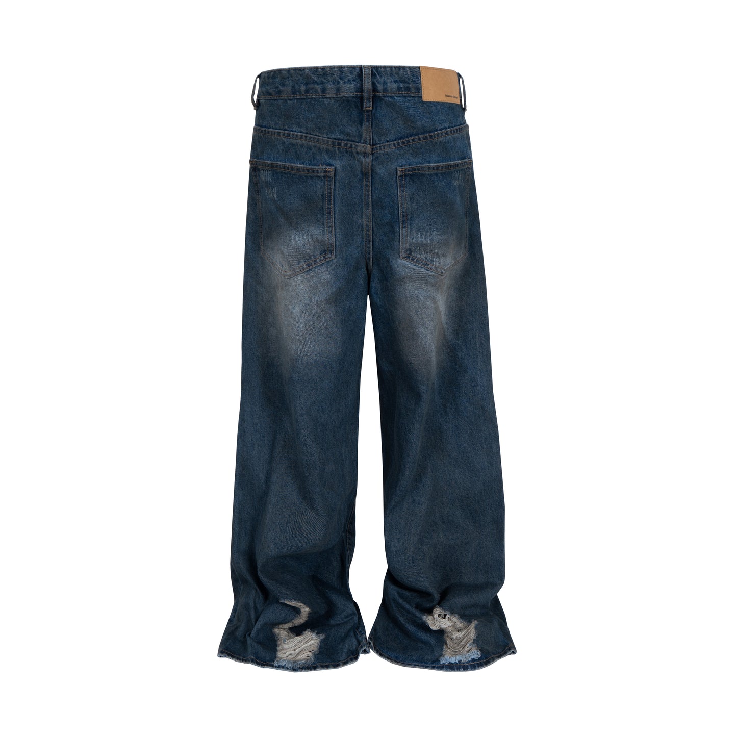 AZUL DISTRESSED CAMO PATCHWORK DENIM | UNDEVELOPED