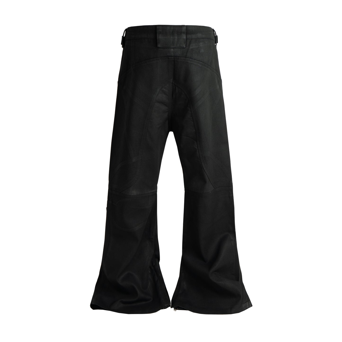 WAXED FLARE BIKER DENIM | UNDEVELOPED
