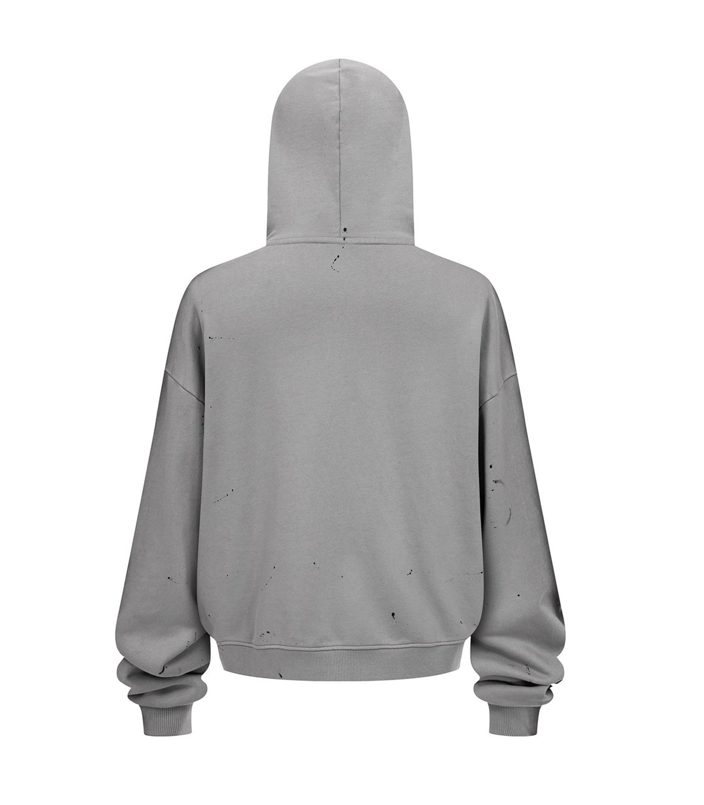GREY PAINTERS HOODIE | UNDEVELOPED