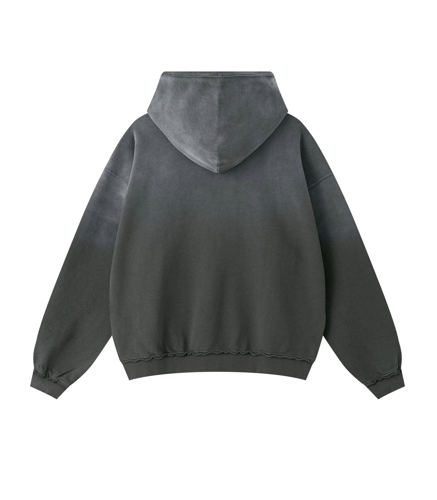 GREY DISTRESSED HOODIE hoodies | STREETWEAR APPAREL | UNDEVELOPED