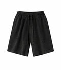 NOIR DISTRESSED SWEATSHORTS