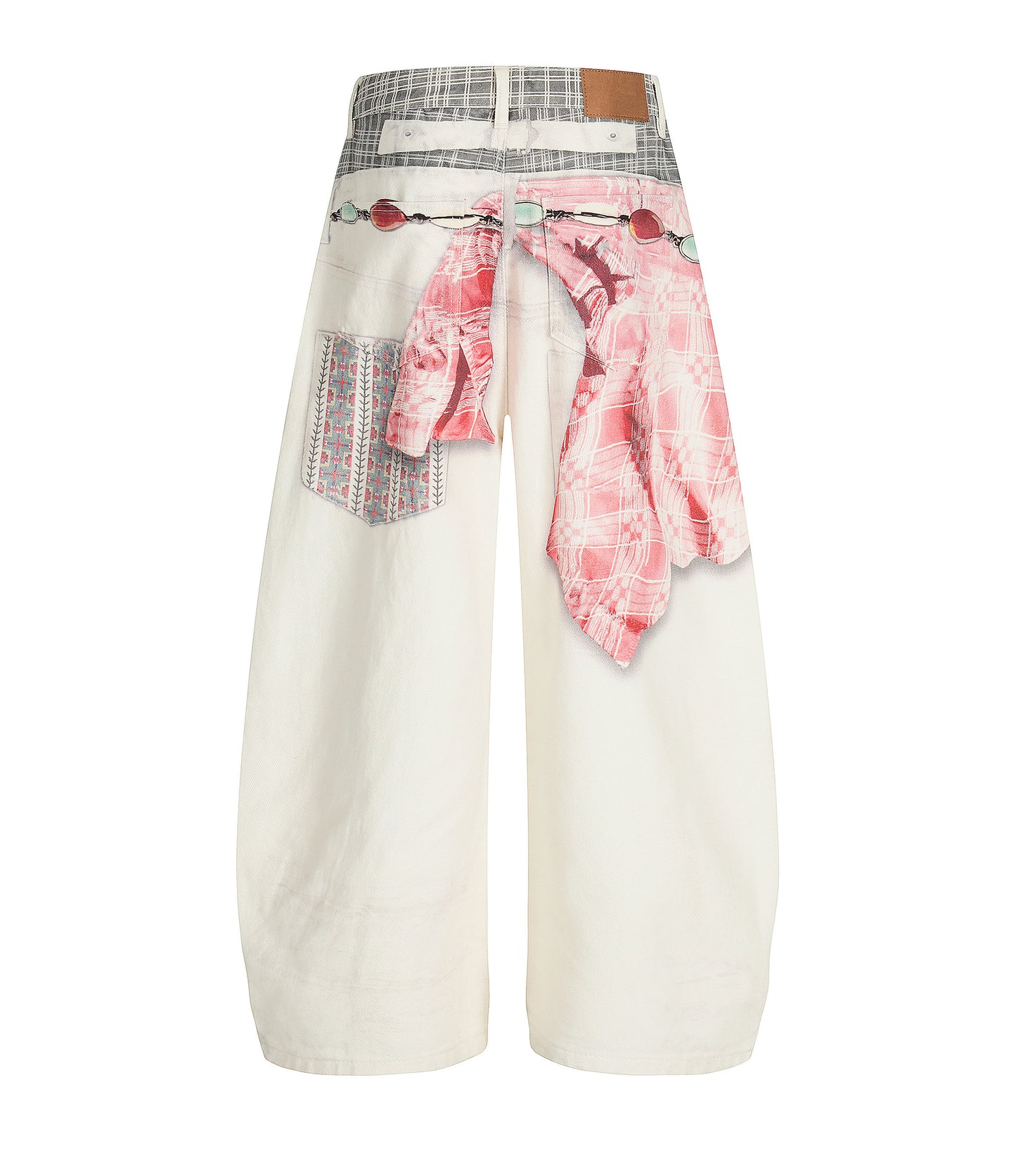 PINK SAGGED DENIM Denim | STREETWEAR APPAREL | UNDEVELOPED