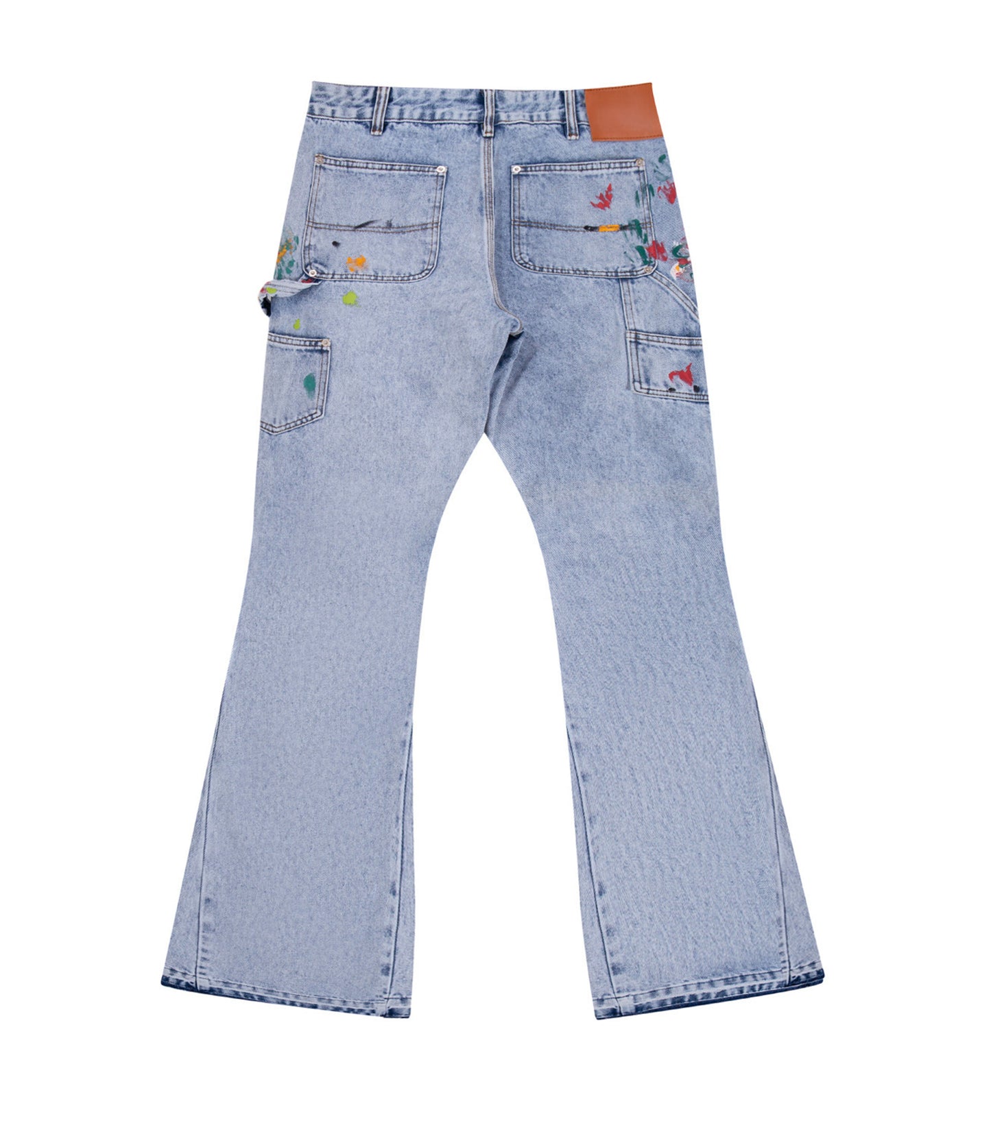 AZUL SPLIT PAINTERS DENIM Denim | STREETWEAR APPAREL | UNDEVELOPED