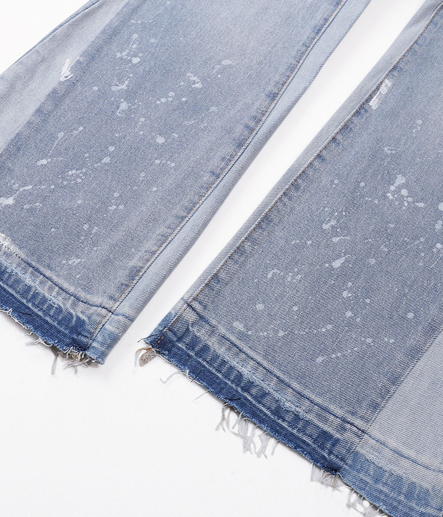 SKY DISTRESSED SPLIT FLARE DENIM | UNDEVELOPED