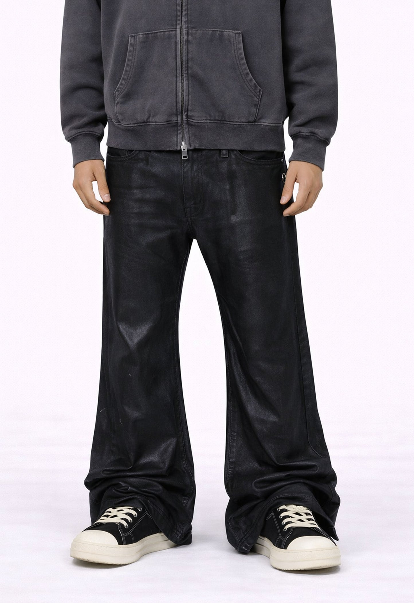 WIDEBOY WAXED FLARE DENIM Denim | STREETWEAR APPAREL | UNDEVELOPED