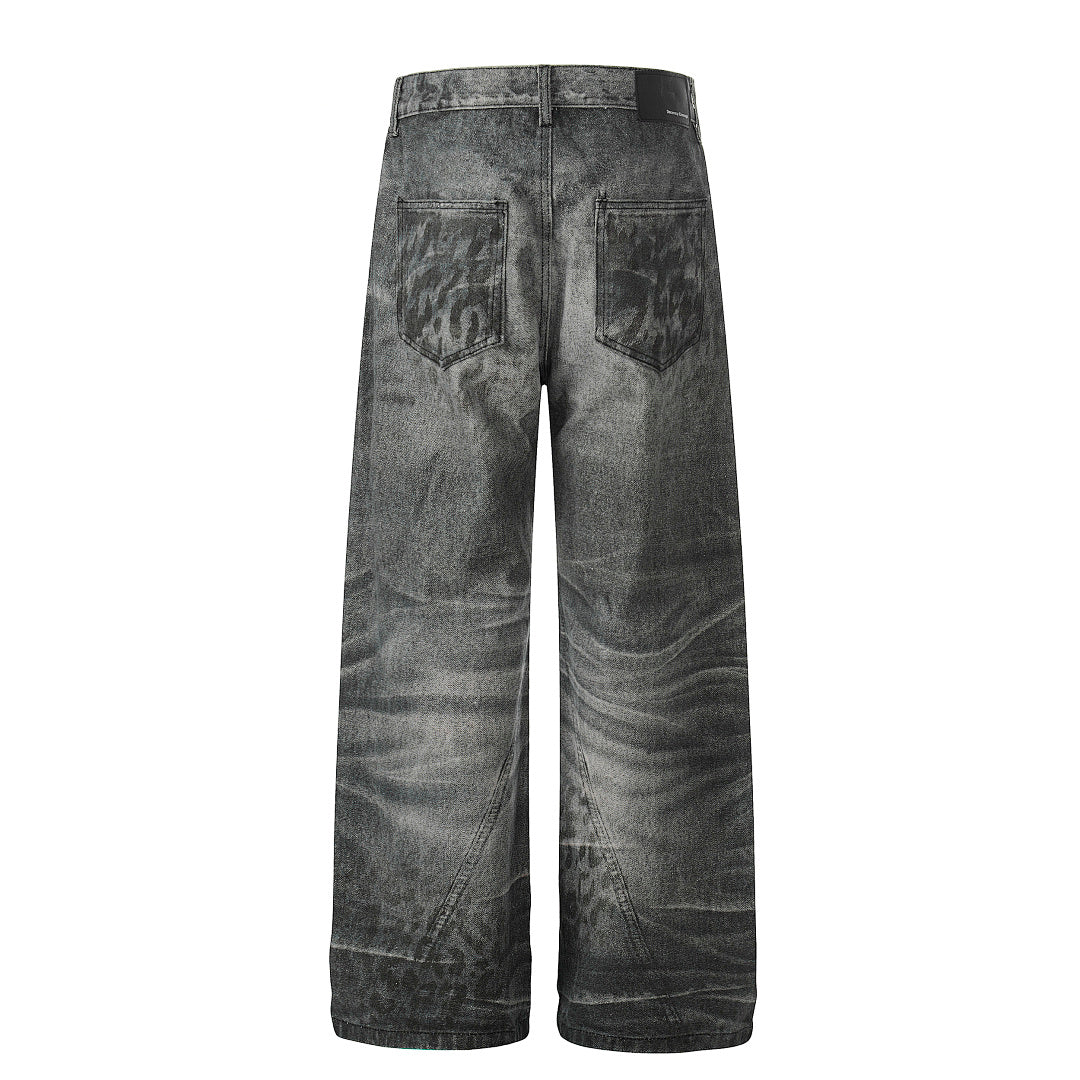 NOIR MARBLE DENIM