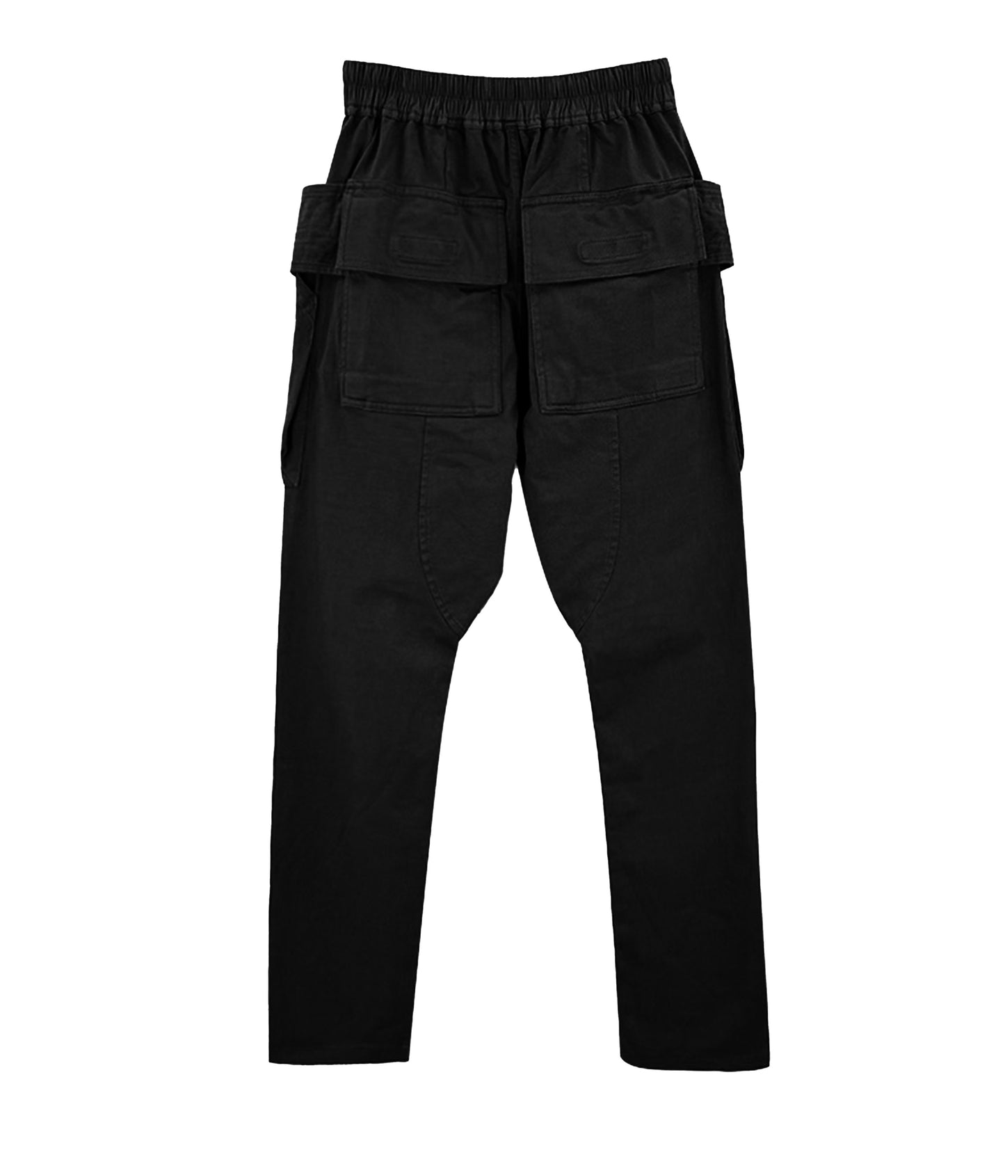NOIR DROP-CROTCH DRAWSTRING CARGO PANTS | UNDEVELOPED