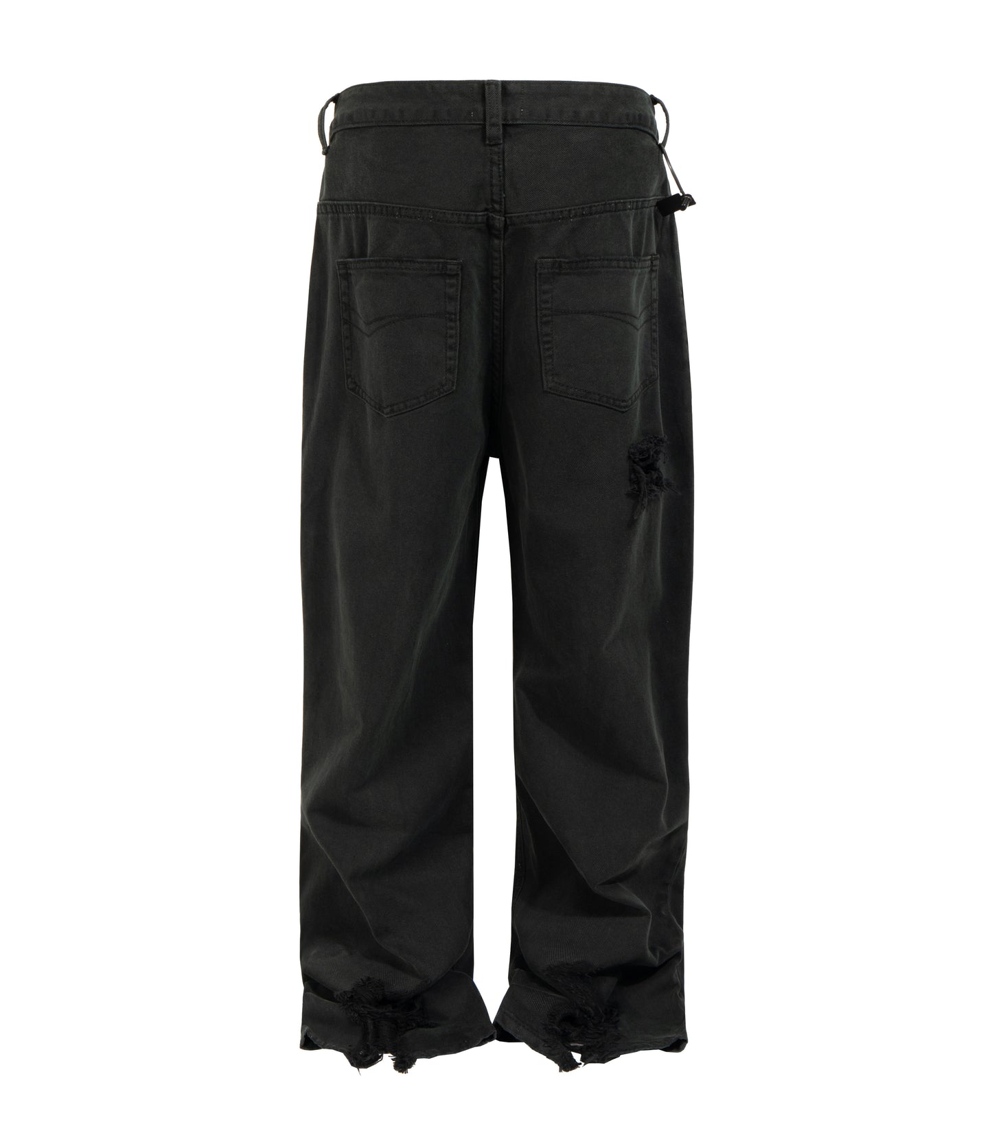 NOIR DESTROYED WORK PANTS | STREETWEAR APPAREL | UNDEVELOPED
