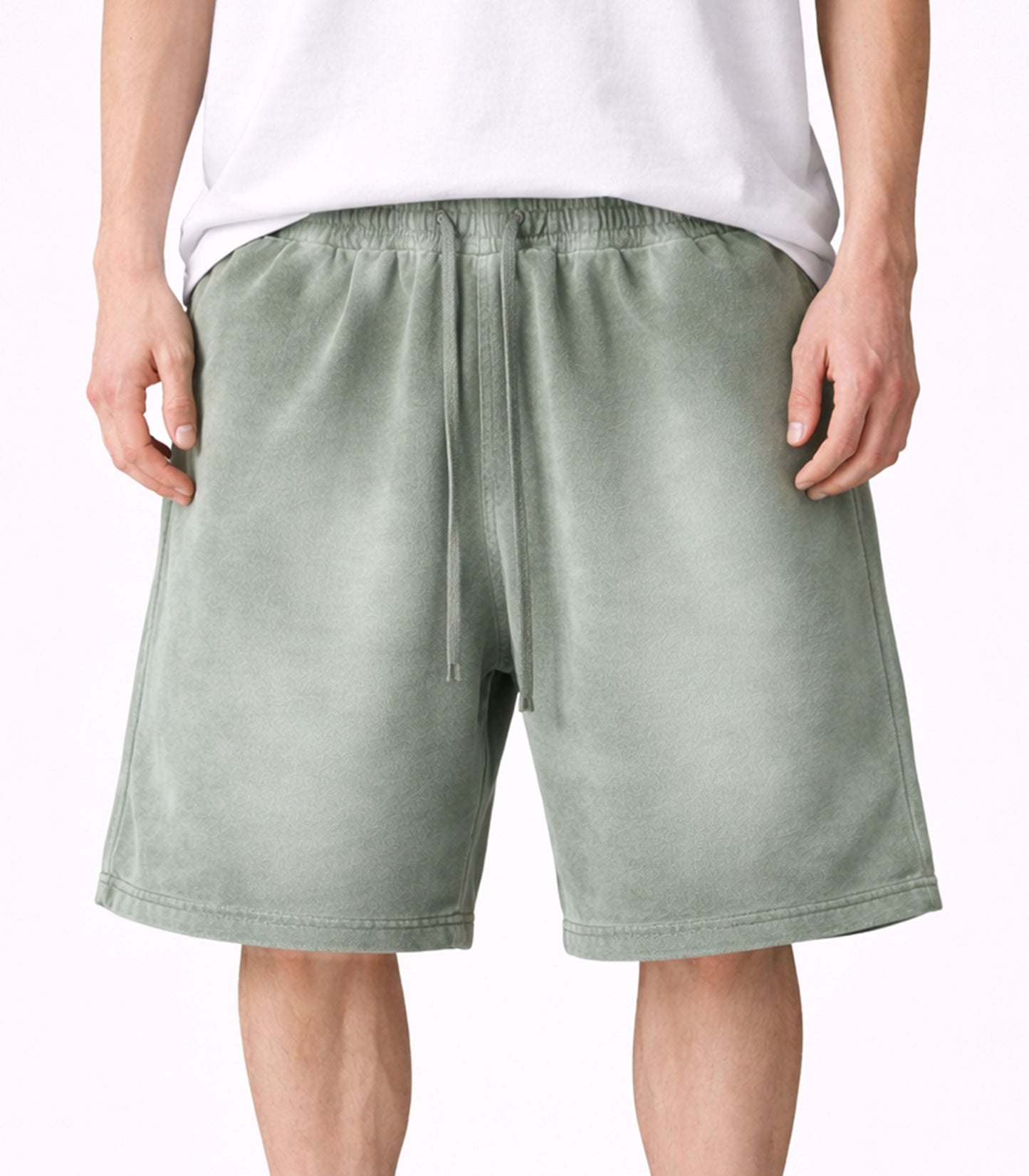 MINT SUNFADE SWEATSHORTS | STREETWEAR APPAREL | UNDEVELOPED