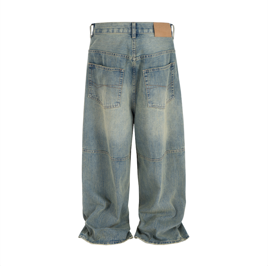 SANDWASH BAGGY BIKER DENIM Denim | STREETWEAR APPAREL | UNDEVELOPED