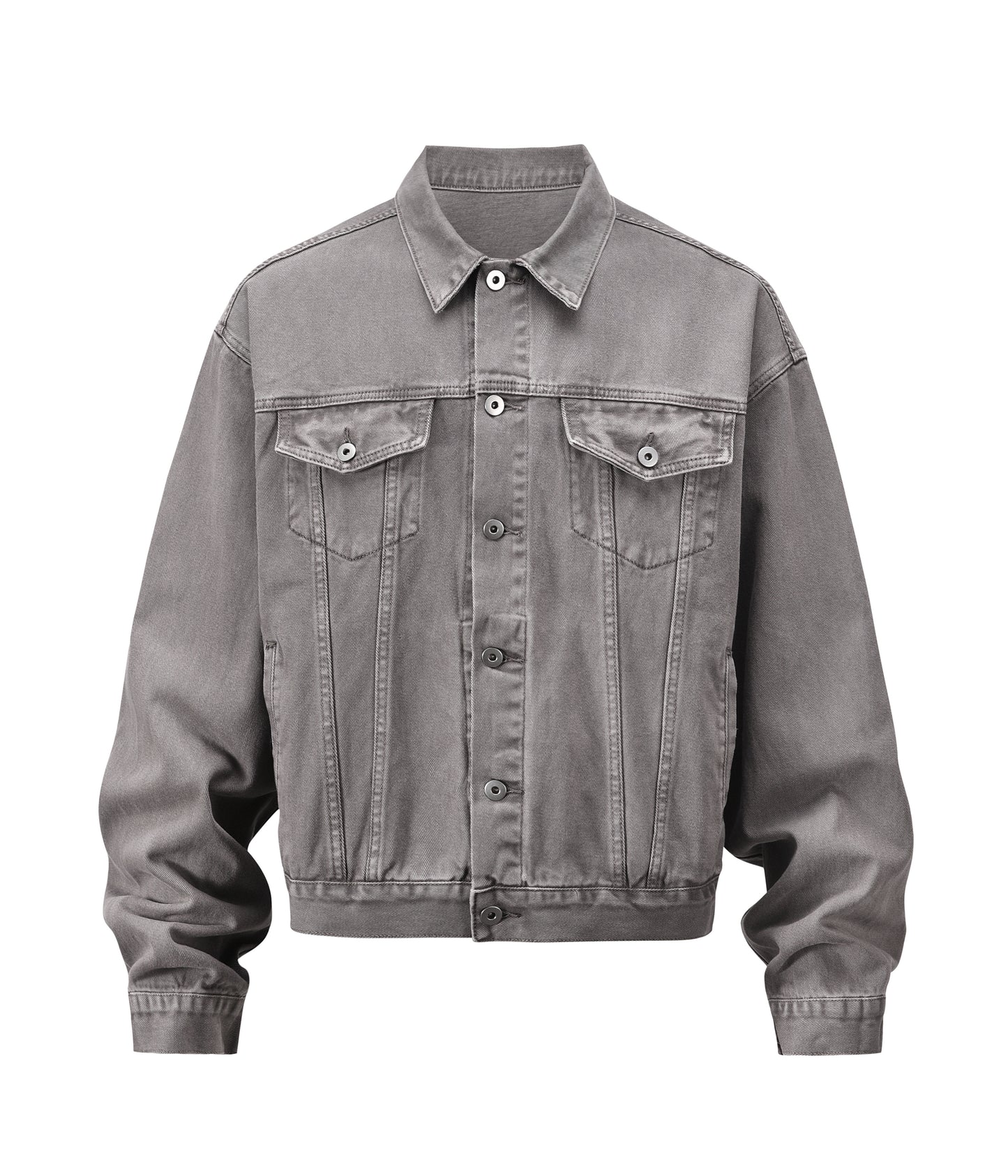 GREY DENIM JACKET | UNDEVELOPED