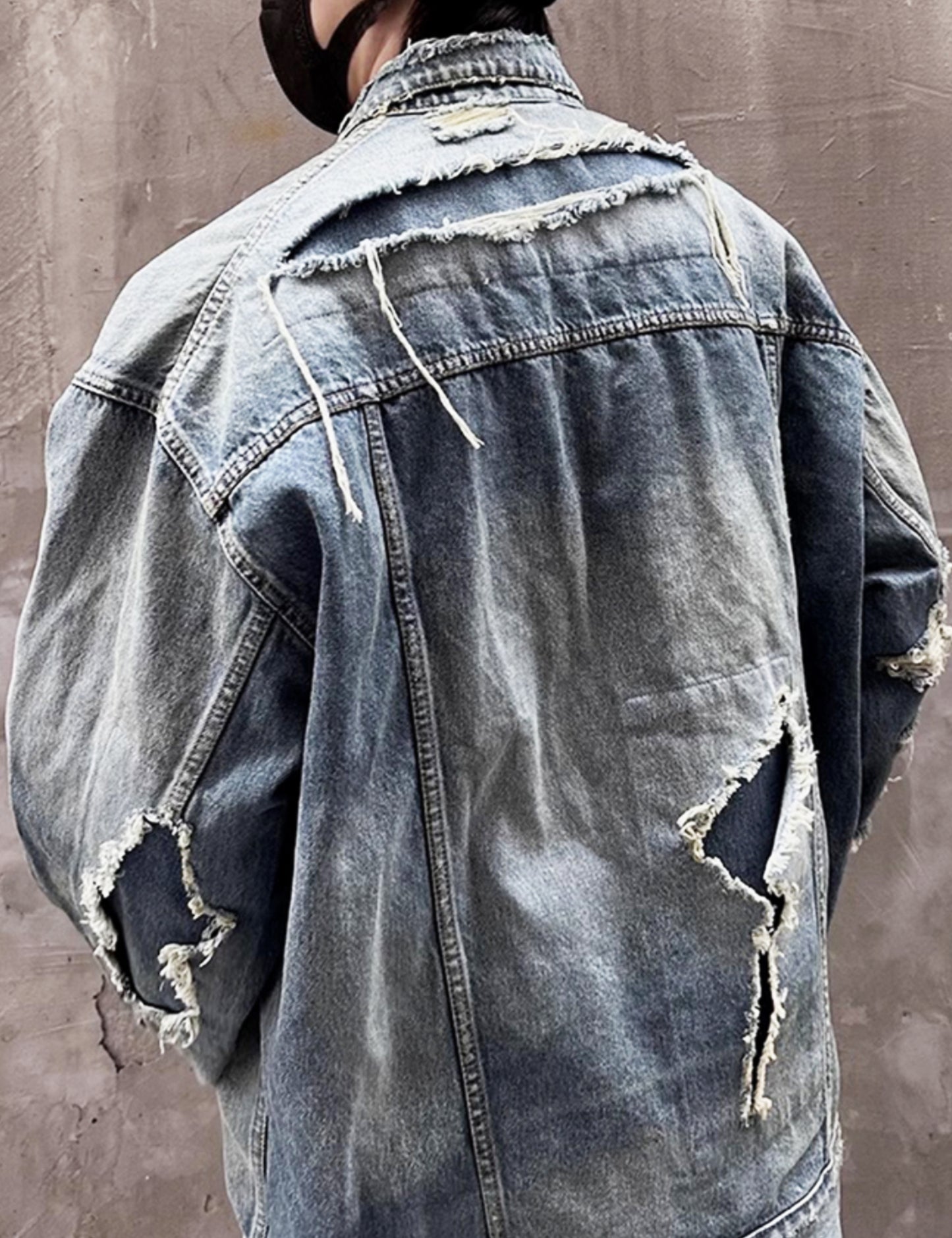 LIGHTNING SAND WASH DENIM JACKET | UNDEVELOPED