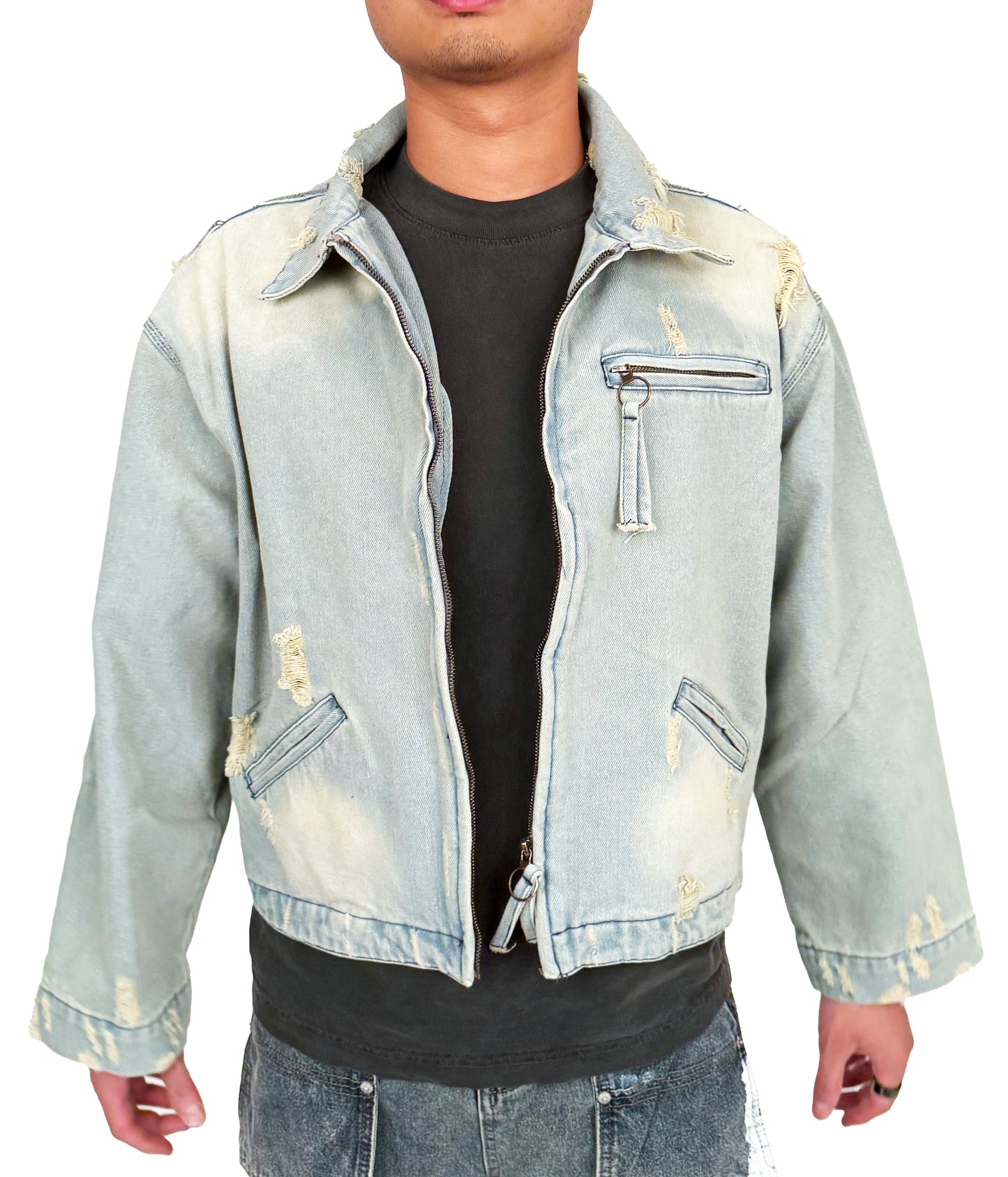 SKY ZIP DENIM JACKET | UNDEVELOPED