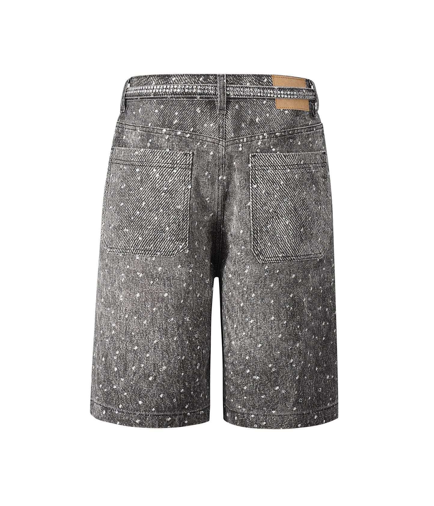 NOIR RHINESTONE SHORTS | UNDEVELOPED