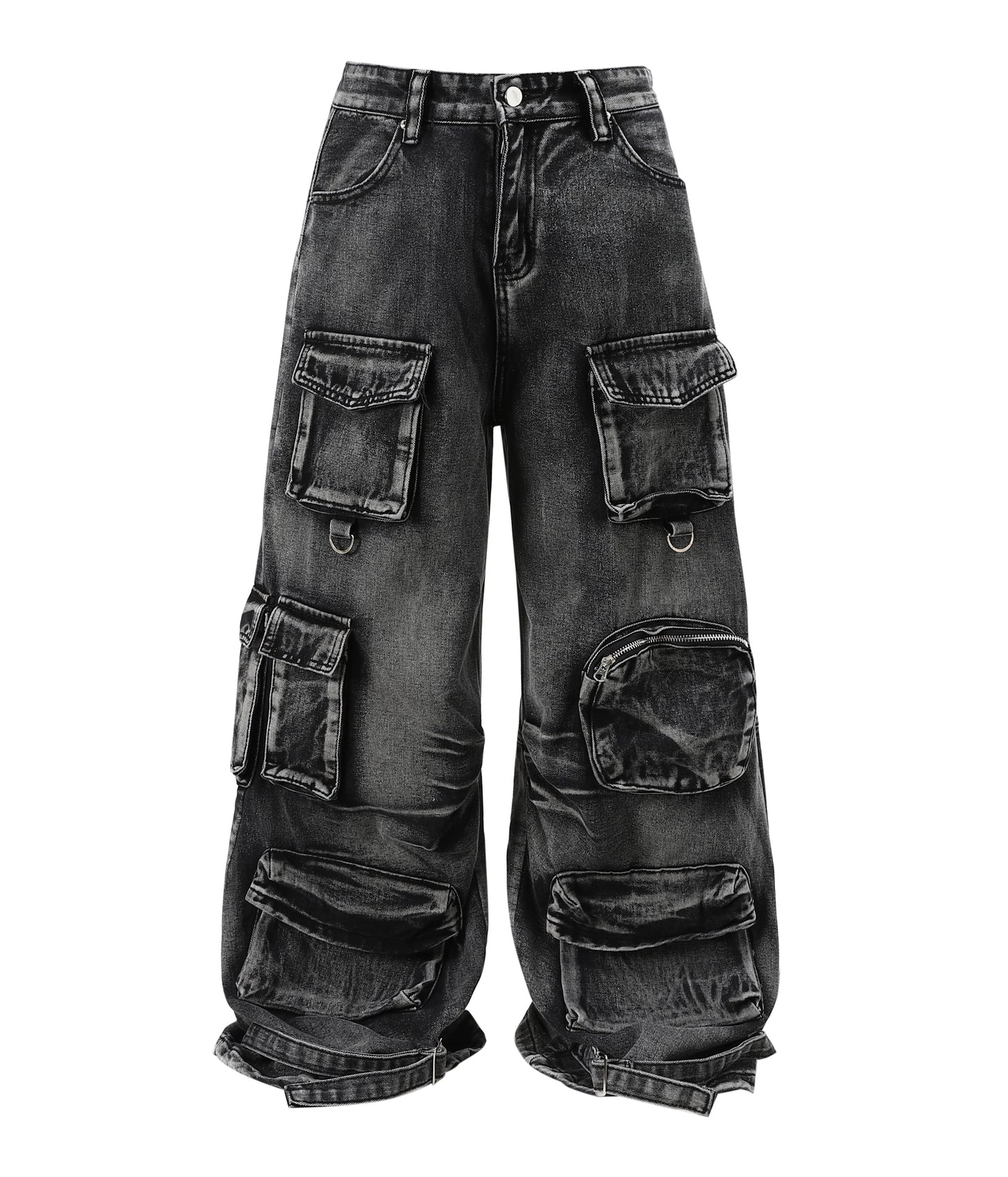 ACID WASH CARGO PANTS | UNDEVELOPED