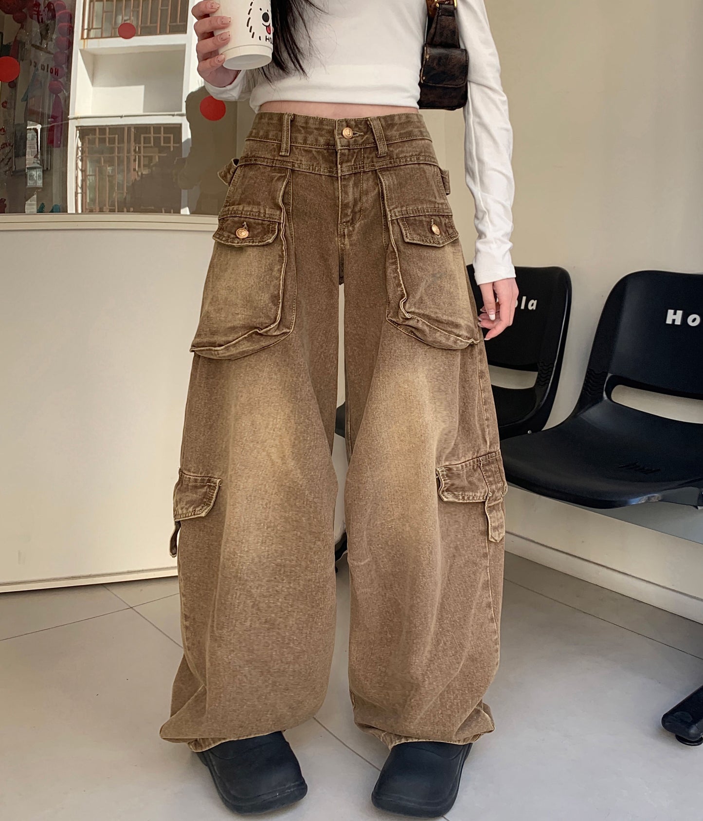 CAMEL CARGO DENIM | UNDEVELOPED