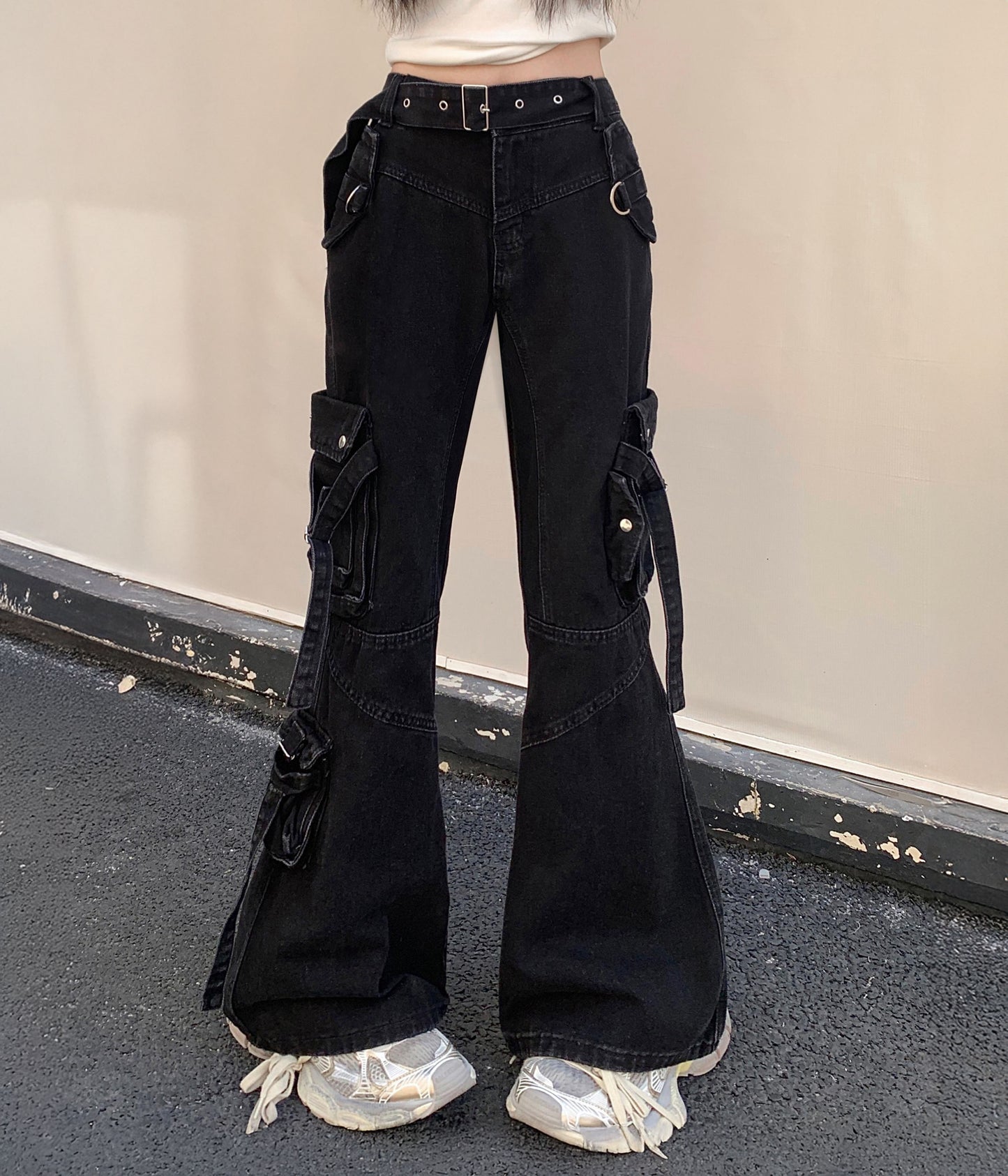 NOIR SNAP FLARE CARGO PANTS | UNDEVELOPED