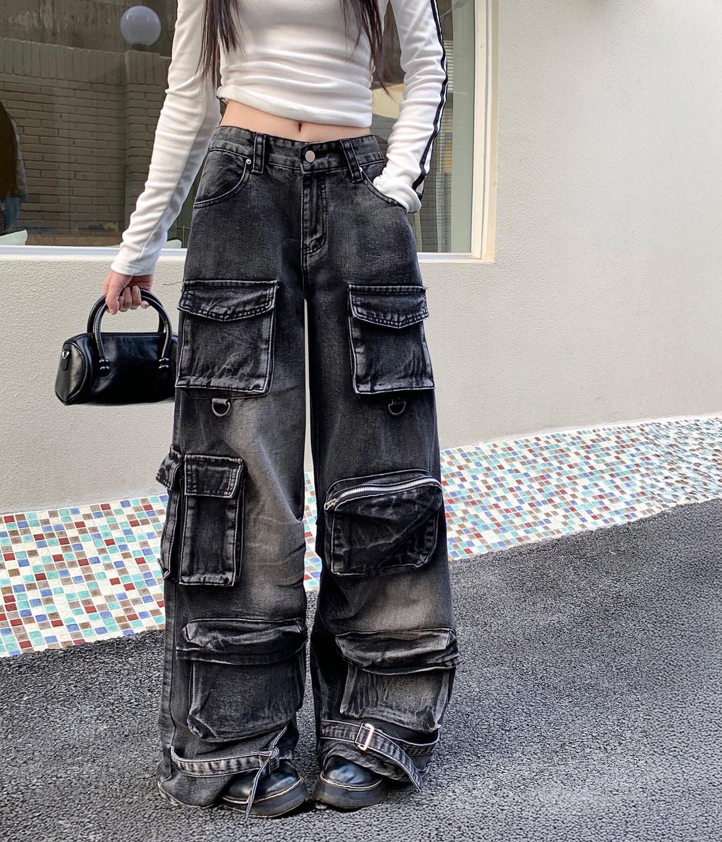 ACID WASH CARGO PANTS | UNDEVELOPED