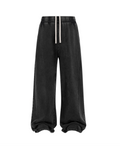 ACID WASH PANEL SWEATPANTS