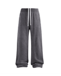 CHARCOAL OVER-DYE SWEATPANTS