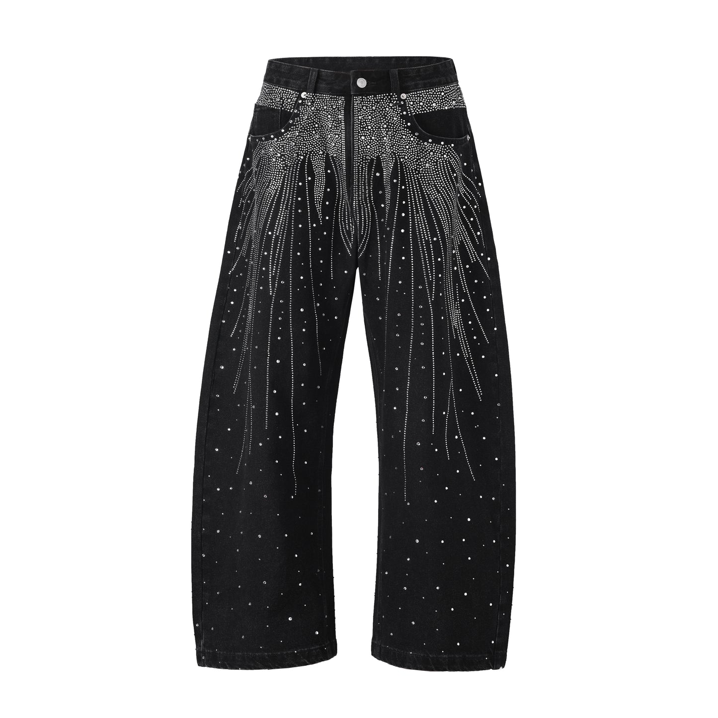NOIR FLORAL RHINESTONE DENIM | UNDEVELOPED
