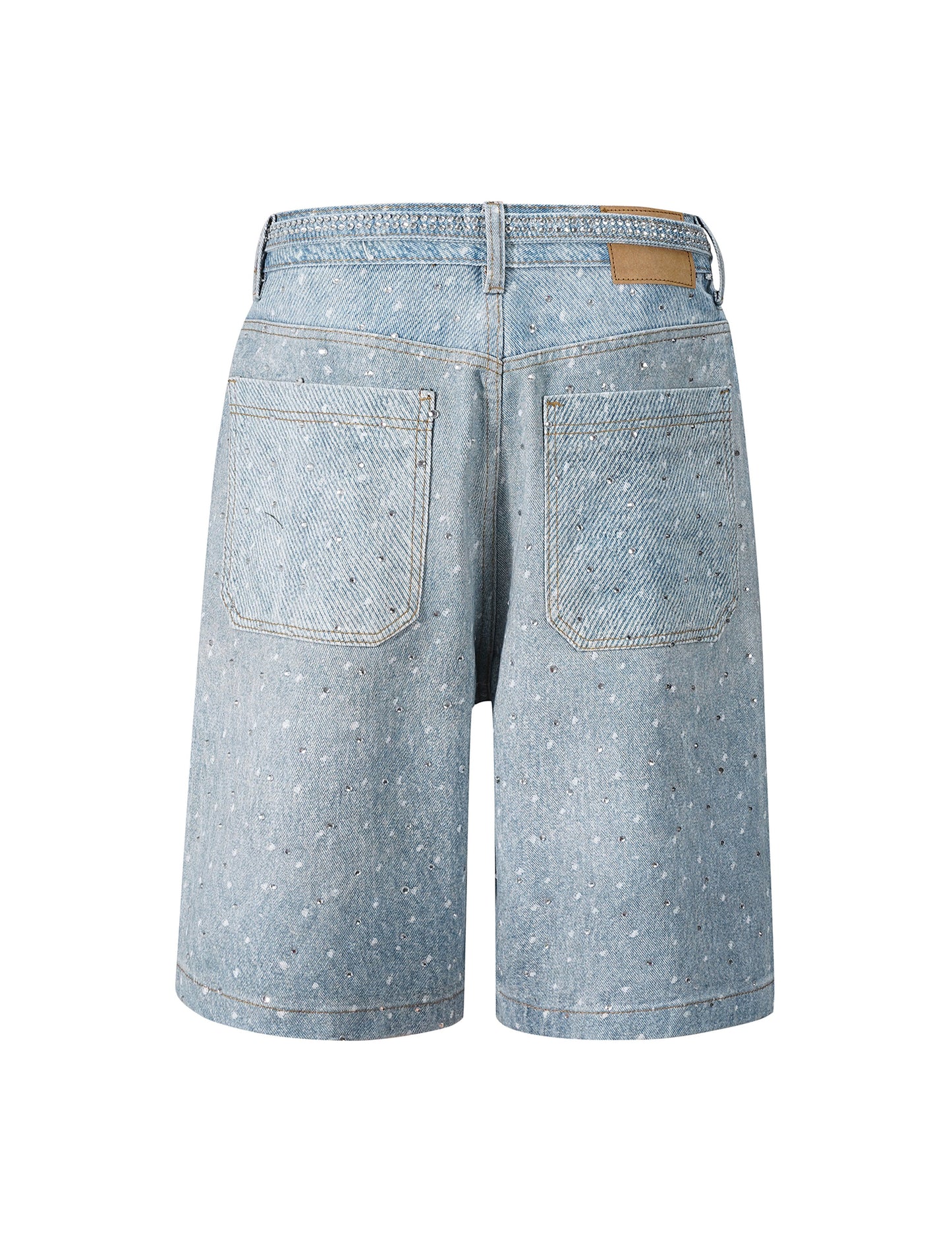 AZUL RHINESTONE SHORTS Denim Shorts | STREETWEAR APPAREL | UNDEVELOPED