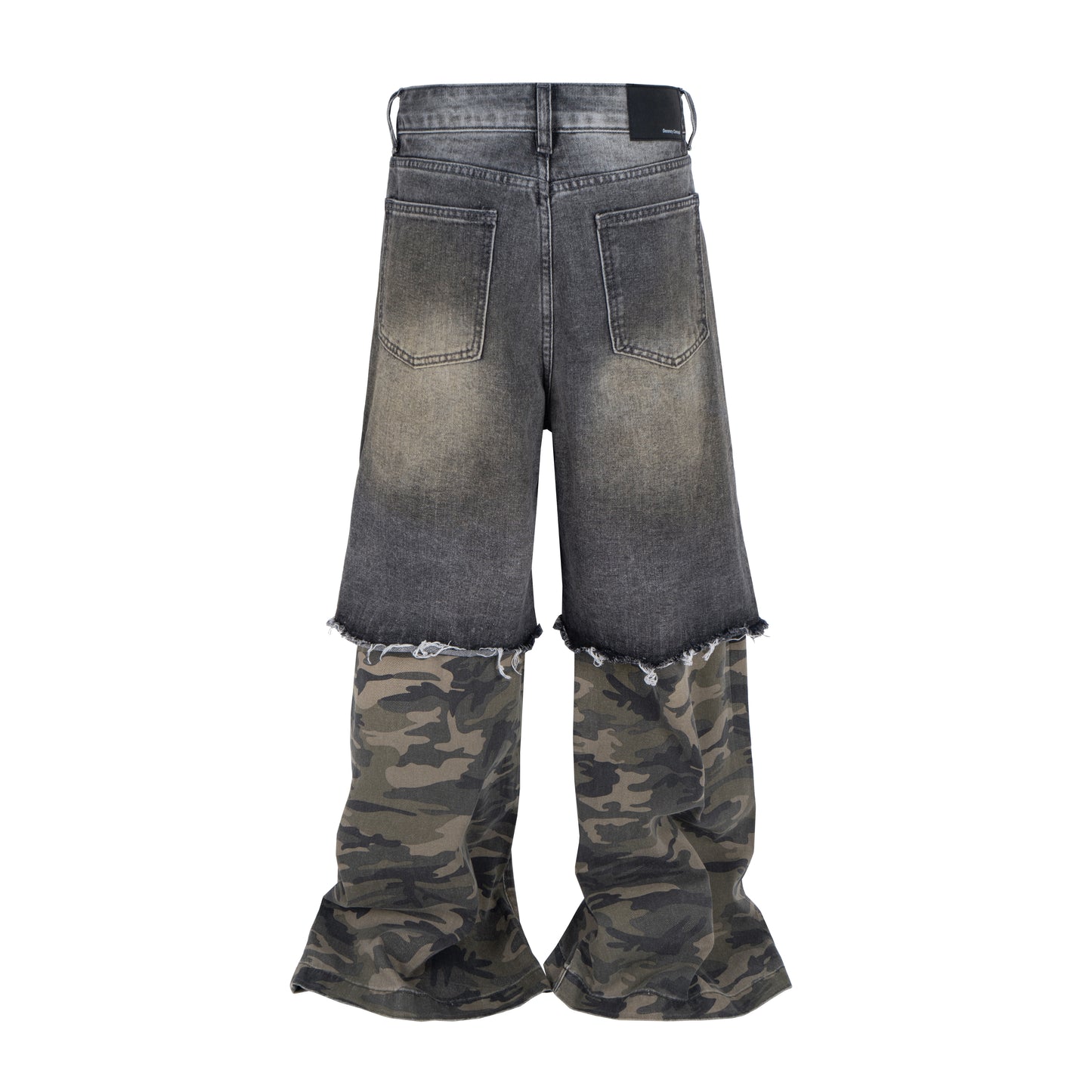 DISTRESSED SPLIT CAMO DENIM denim | STREETWEAR APPAREL | UNDEVELOPED