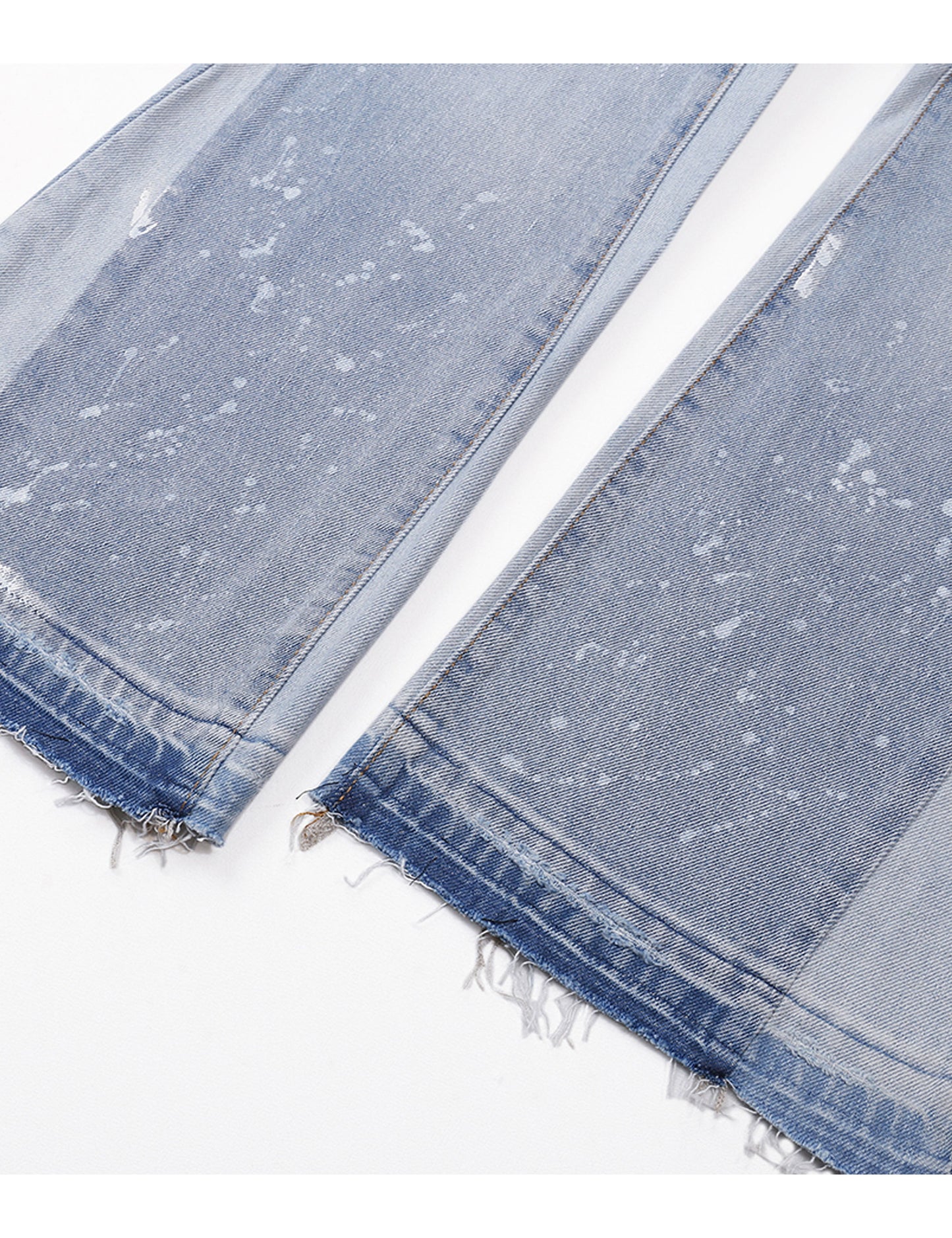 SKY DISTRESSED SPLIT FLARE DENIM Denim | STREETWEAR APPAREL | UNDEVELOPED