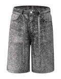 NOIR RHINESTONE SHORTS