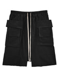 NOIR DROP-CROTCH CARGO SHORTS