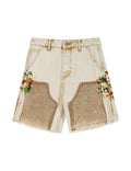SAND SPLIT PAINTERS SHORTS