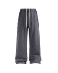CHARCOAL PANEL SWEATPANTS