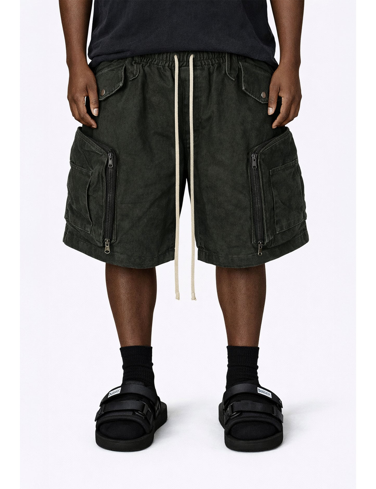 DRAWSTRING JUMBO POCKET CARGO SHORTS Cargo Shorts | STREETWEAR APPAREL | UNDEVELOPED