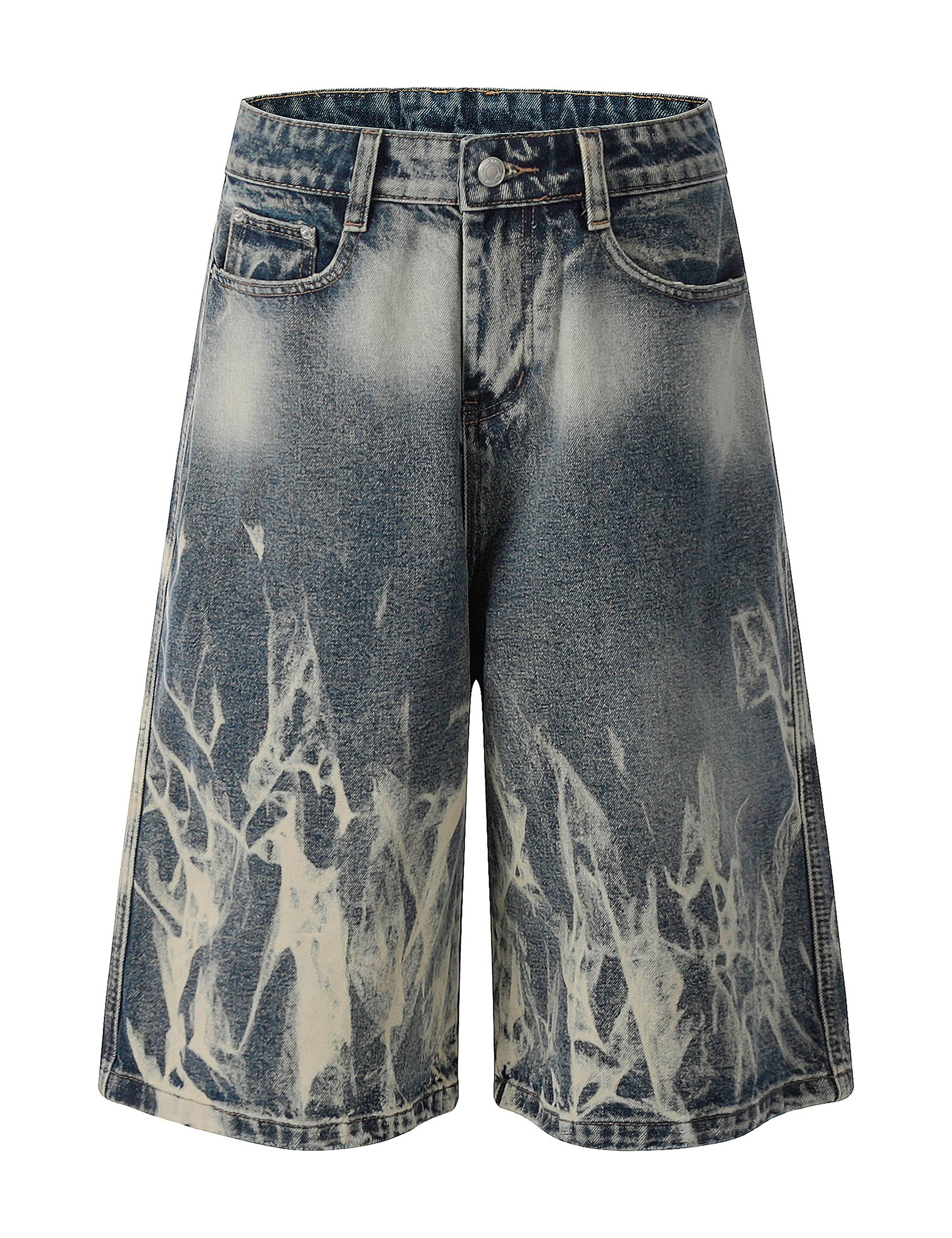ACID DENIM SHORTS Denim Shorts | STREETWEAR APPAREL | UNDEVELOPED