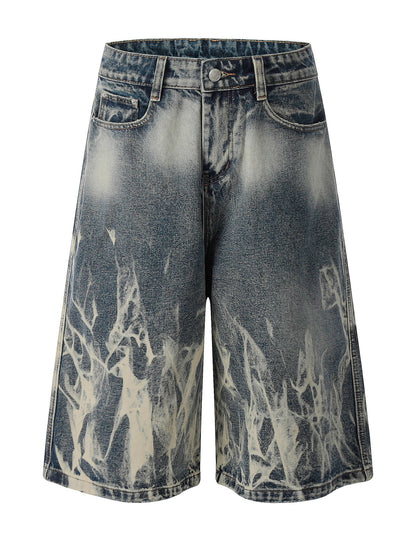 ACID DENIM SHORTS Denim Shorts | STREETWEAR APPAREL | UNDEVELOPED