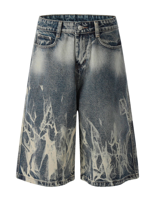 ACID DENIM SHORTS Denim Shorts | STREETWEAR APPAREL | UNDEVELOPED