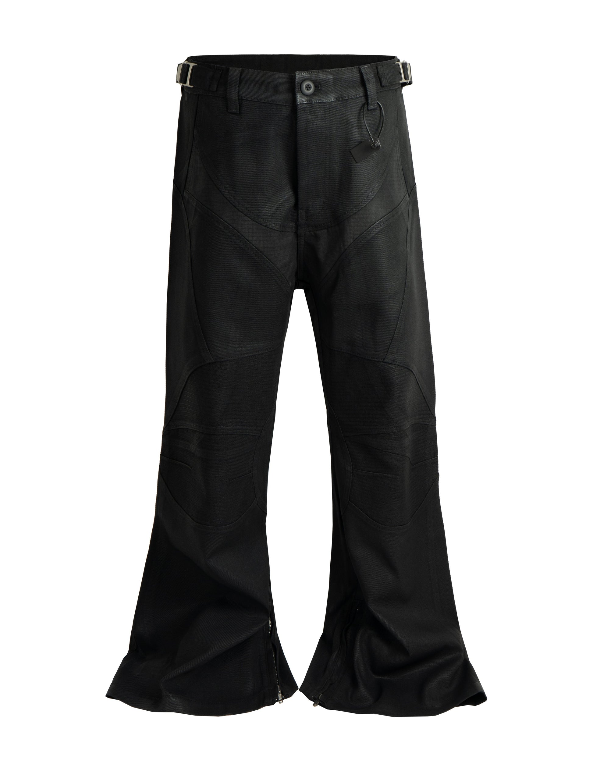 WAXED FLARE BIKER DENIM Denim | STREETWEAR APPAREL | UNDEVELOPED