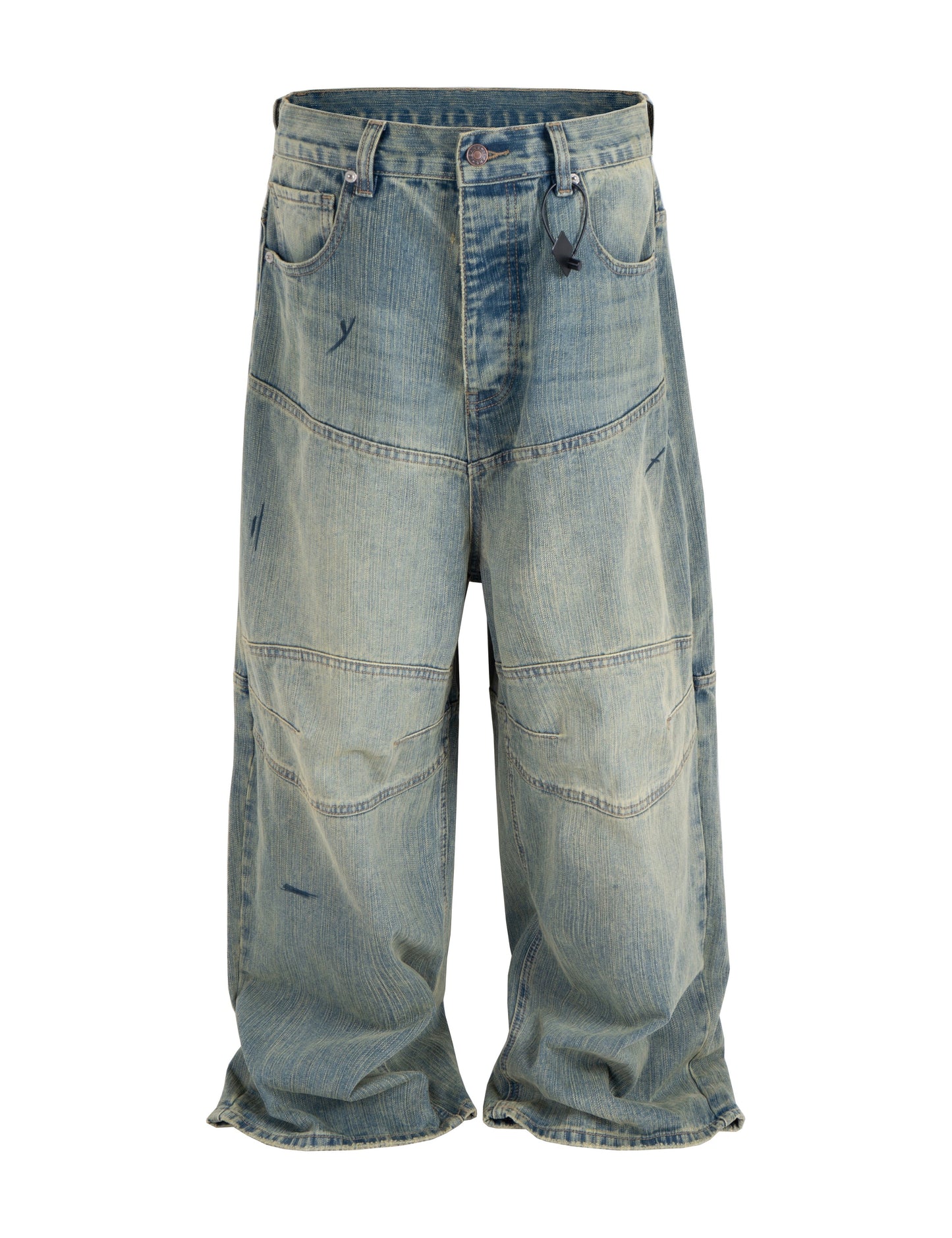 SANDWASH BAGGY BIKER DENIM Denim | STREETWEAR APPAREL | UNDEVELOPED