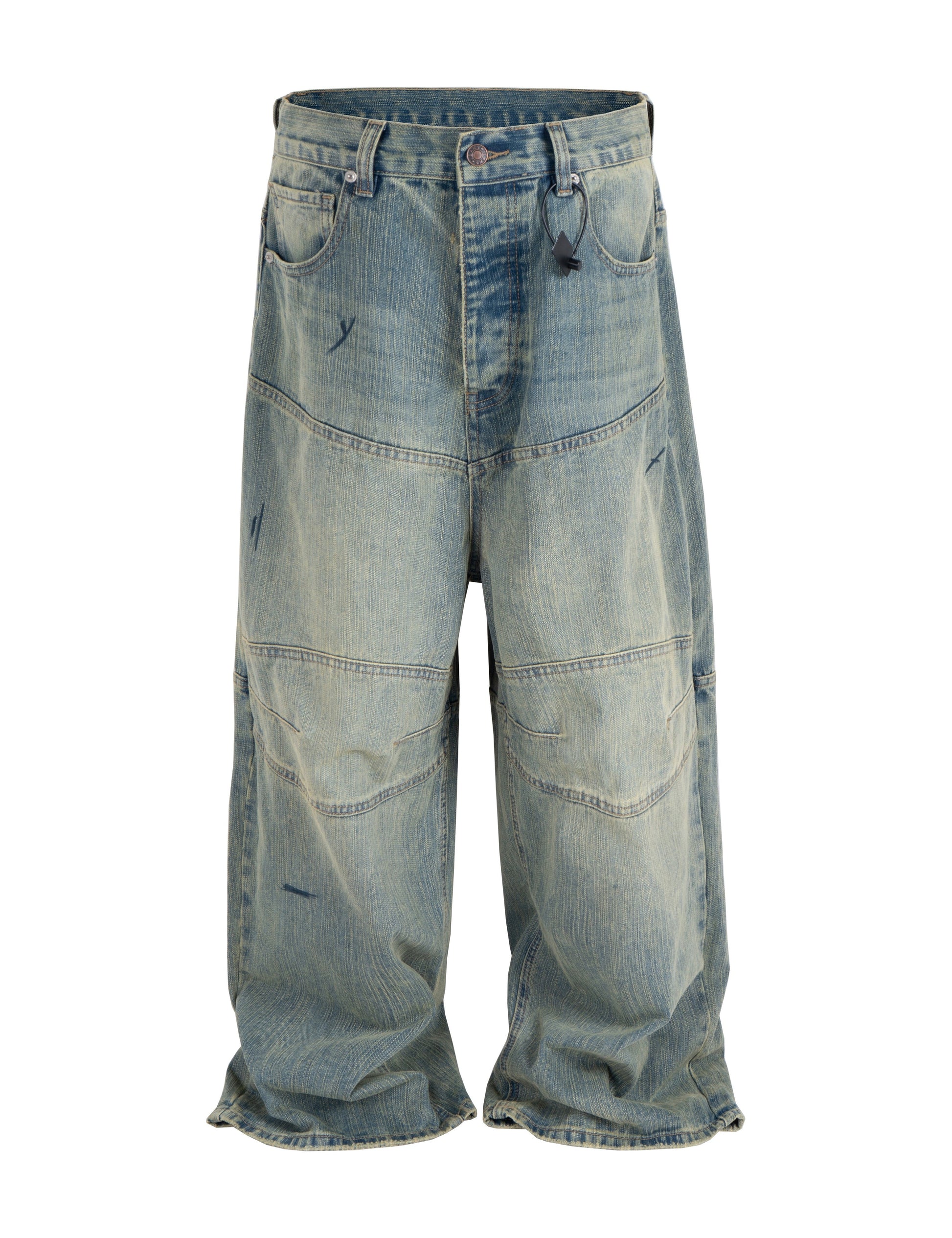SANDWASH BAGGY BIKER DENIM Denim | STREETWEAR APPAREL | UNDEVELOPED