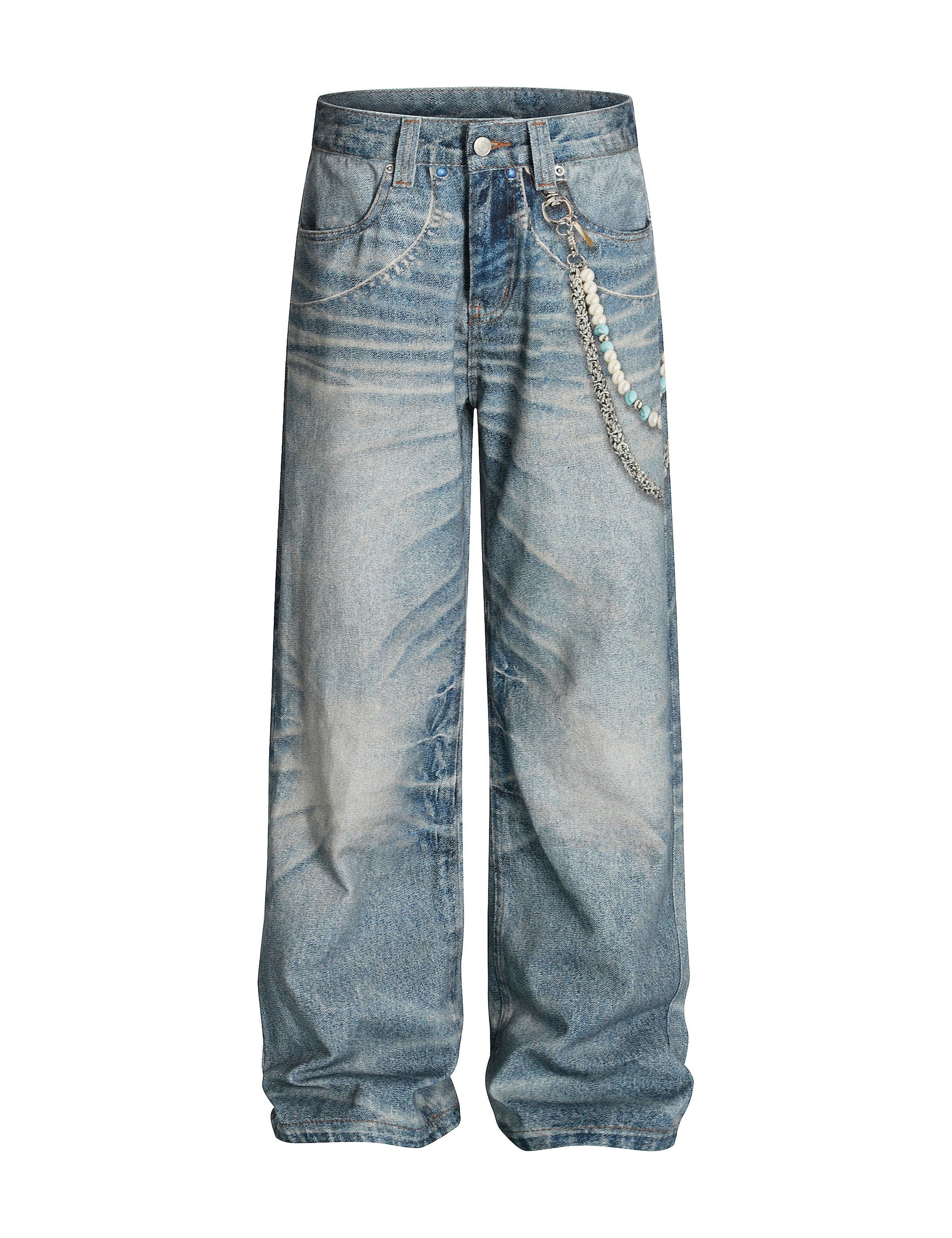 WIDEBOY BEAD DENIM Denim | STREETWEAR APPAREL | UNDEVELOPED