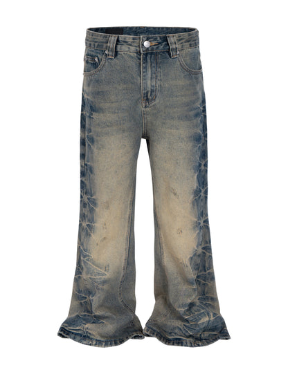 RIPPLE FLARE DENIM Denim | STREETWEAR APPAREL | UNDEVELOPED