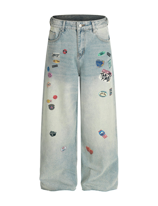 STICKER PACK DENIM Denim | STREETWEAR APPAREL | UNDEVELOPED