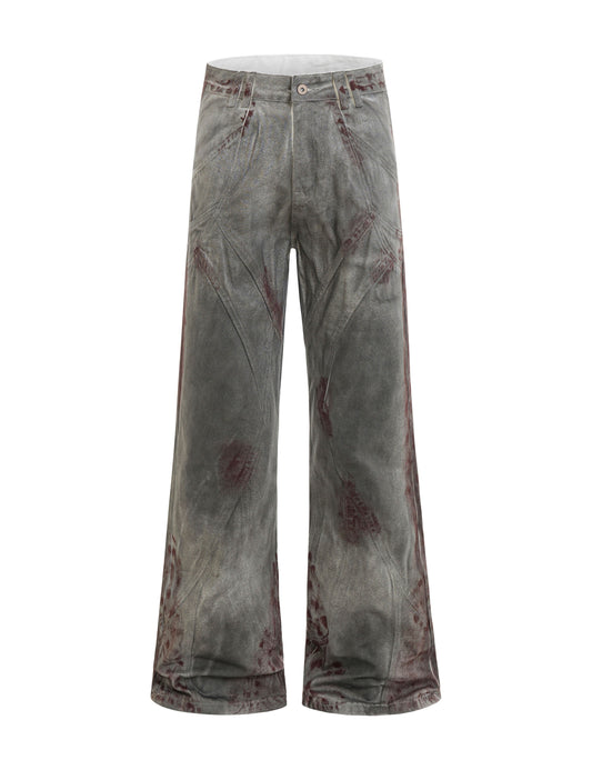 BLOODSTAIN FLARE DENIM Denim | STREETWEAR APPAREL | UNDEVELOPED