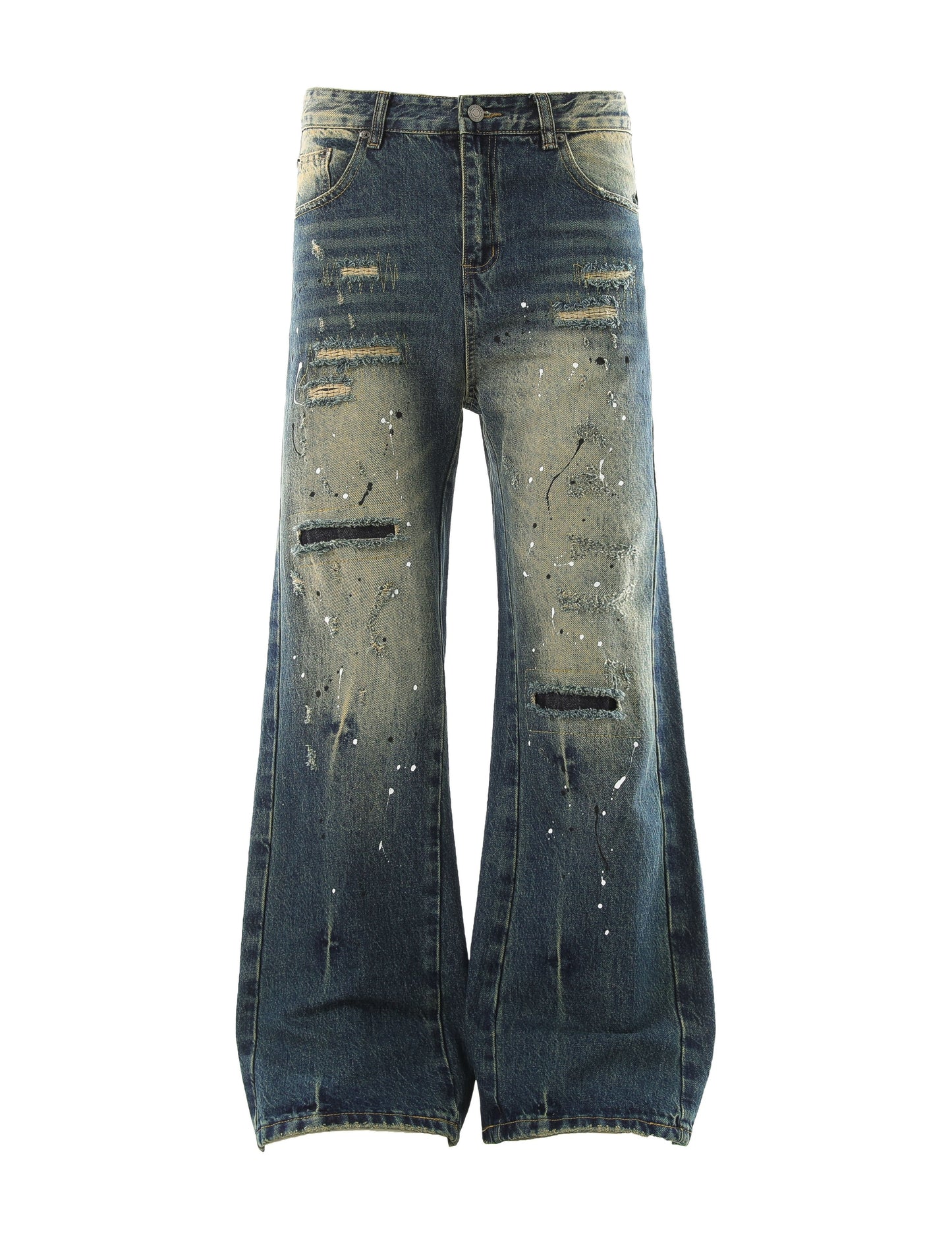 SUTURE PAINTER FLARE DENIM Denim | STREETWEAR APPAREL | UNDEVELOPED