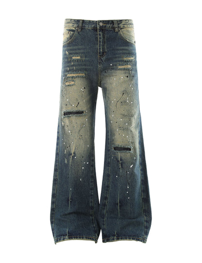 SUTURE PAINTER FLARE DENIM Denim | STREETWEAR APPAREL | UNDEVELOPED