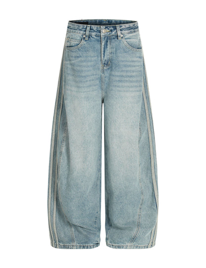 WIDEBOY STRIPED DENIM Denim | STREETWEAR APPAREL | UNDEVELOPED