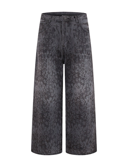 NOIR FLORAL DENIM Denim | STREETWEAR APPAREL | UNDEVELOPED